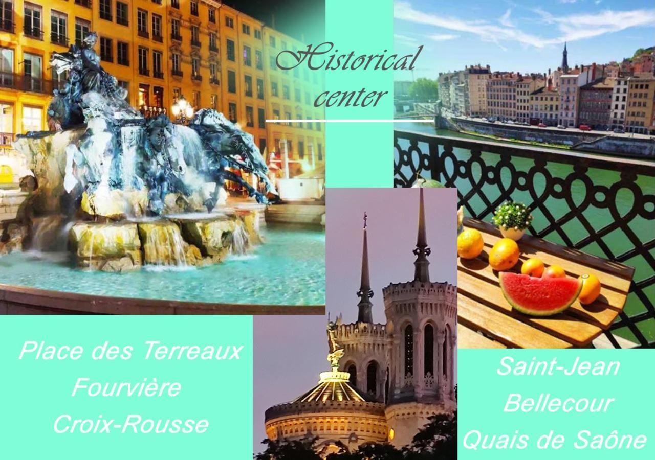 Appartement Haussmannien D'Artiste, Exception, Quai De Saone Balcon+Parking Lyon Bagian luar foto