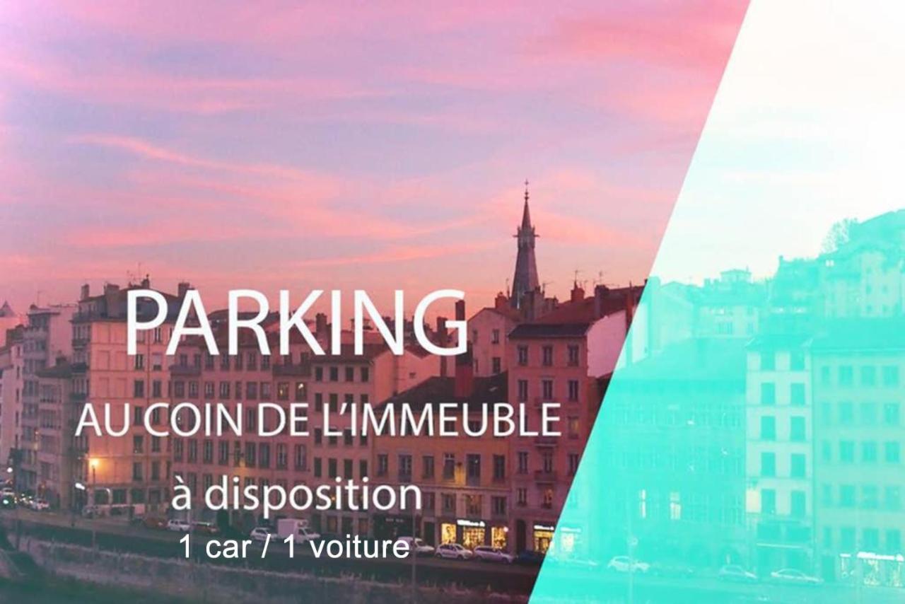 Appartement Haussmannien D'Artiste, Exception, Quai De Saone Balcon+Parking Lyon Bagian luar foto
