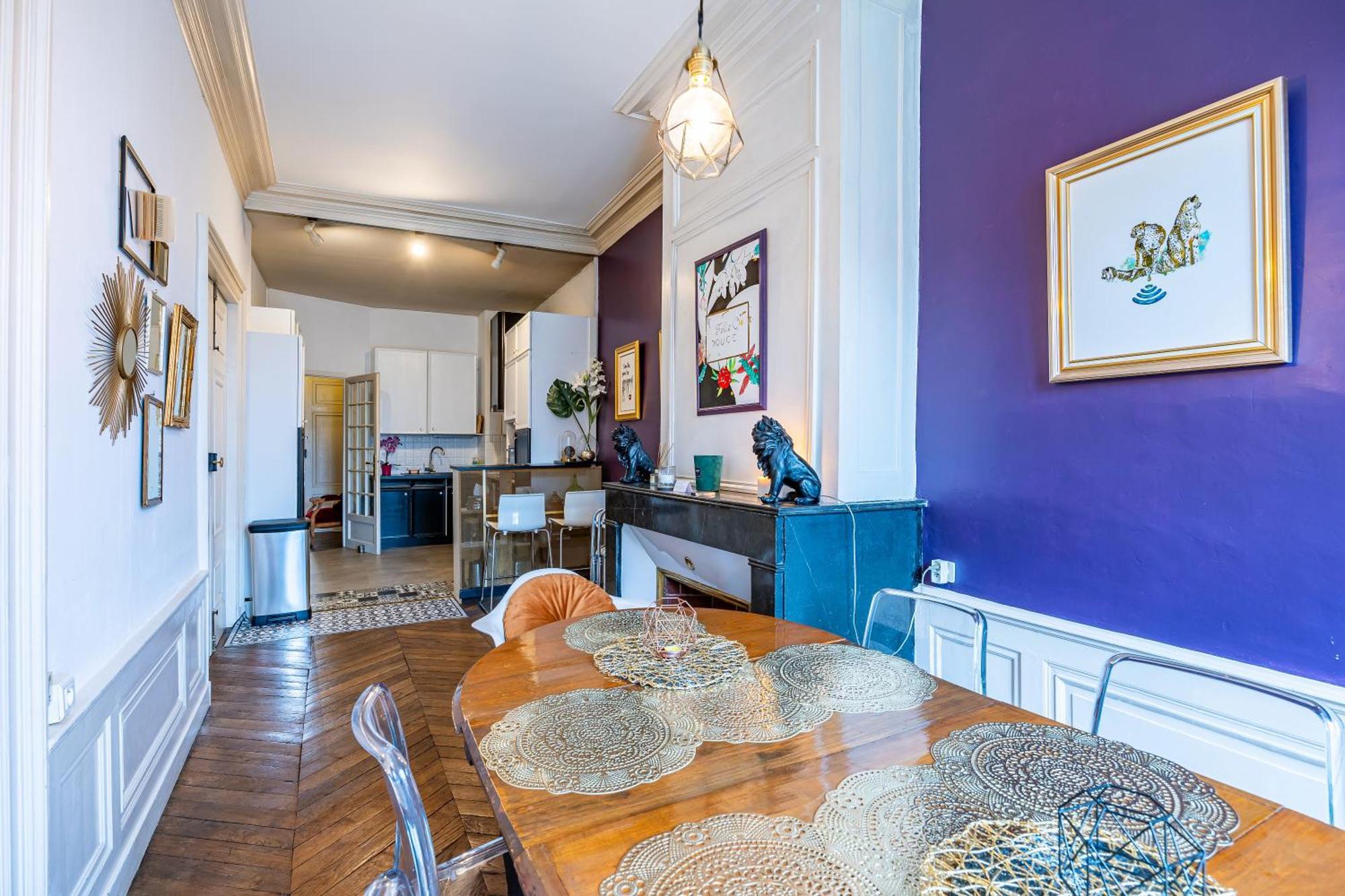 Appartement Haussmannien D'Artiste, Exception, Quai De Saone Balcon+Parking Lyon Bagian luar foto