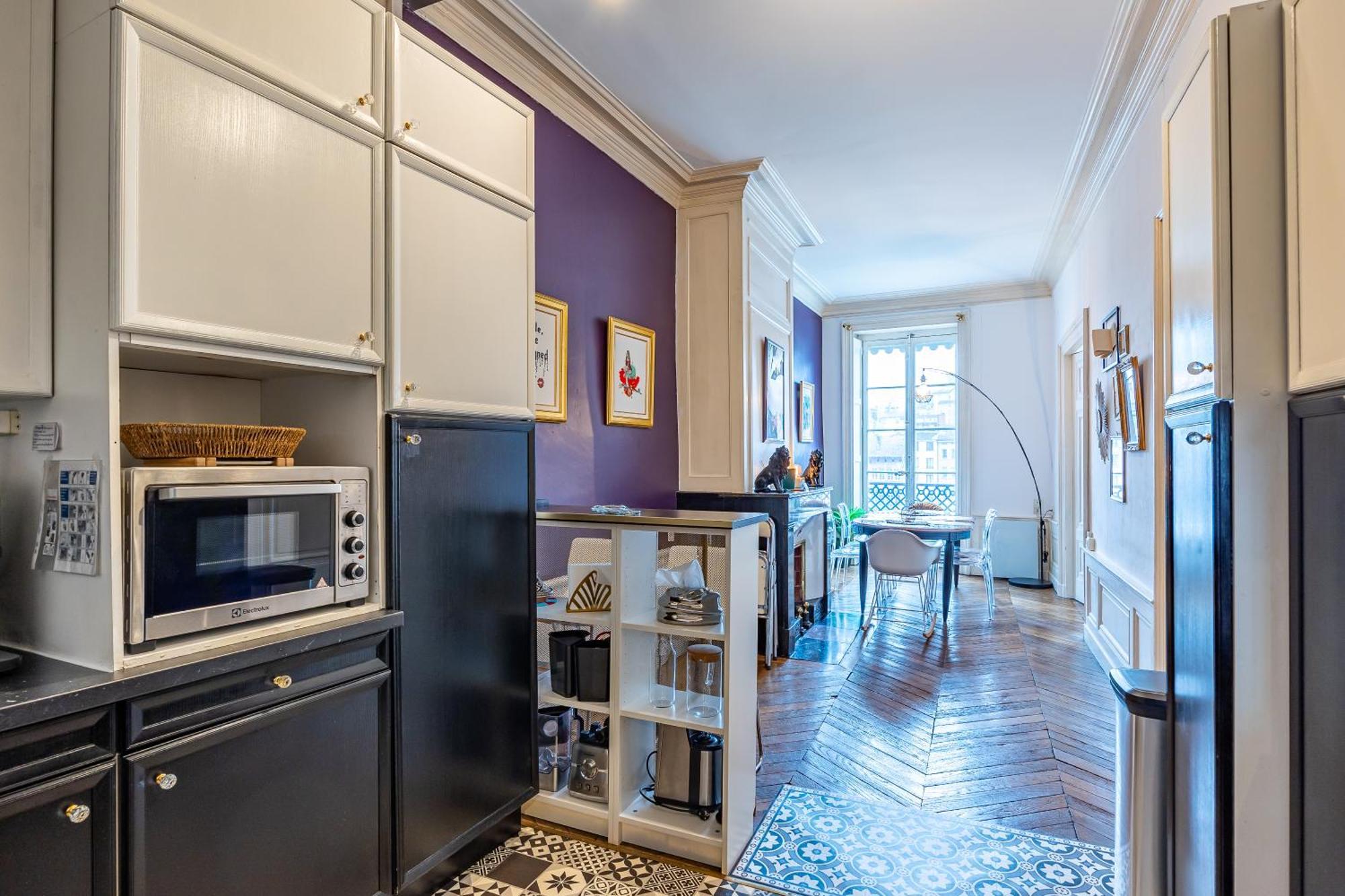 Appartement Haussmannien D'Artiste, Exception, Quai De Saone Balcon+Parking Lyon Bagian luar foto